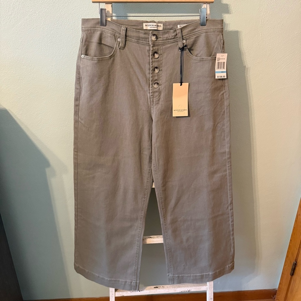 NWT Scotch & Soda The Wave Women’s Wide Leg Jeans Los Angeles Denim Size 12/31